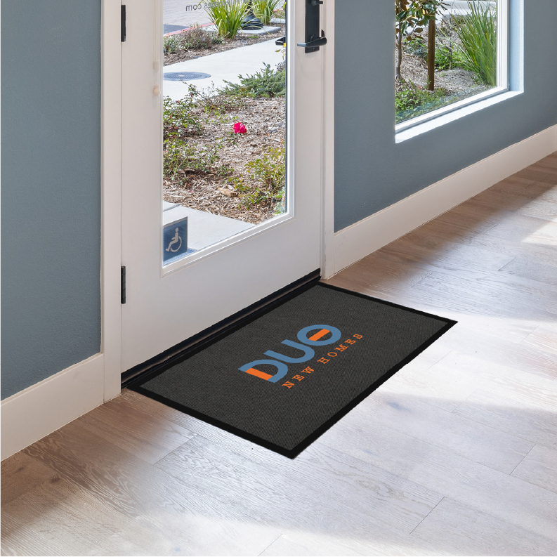 Custom Flocked Olefin Interior/Exterior Door Mats