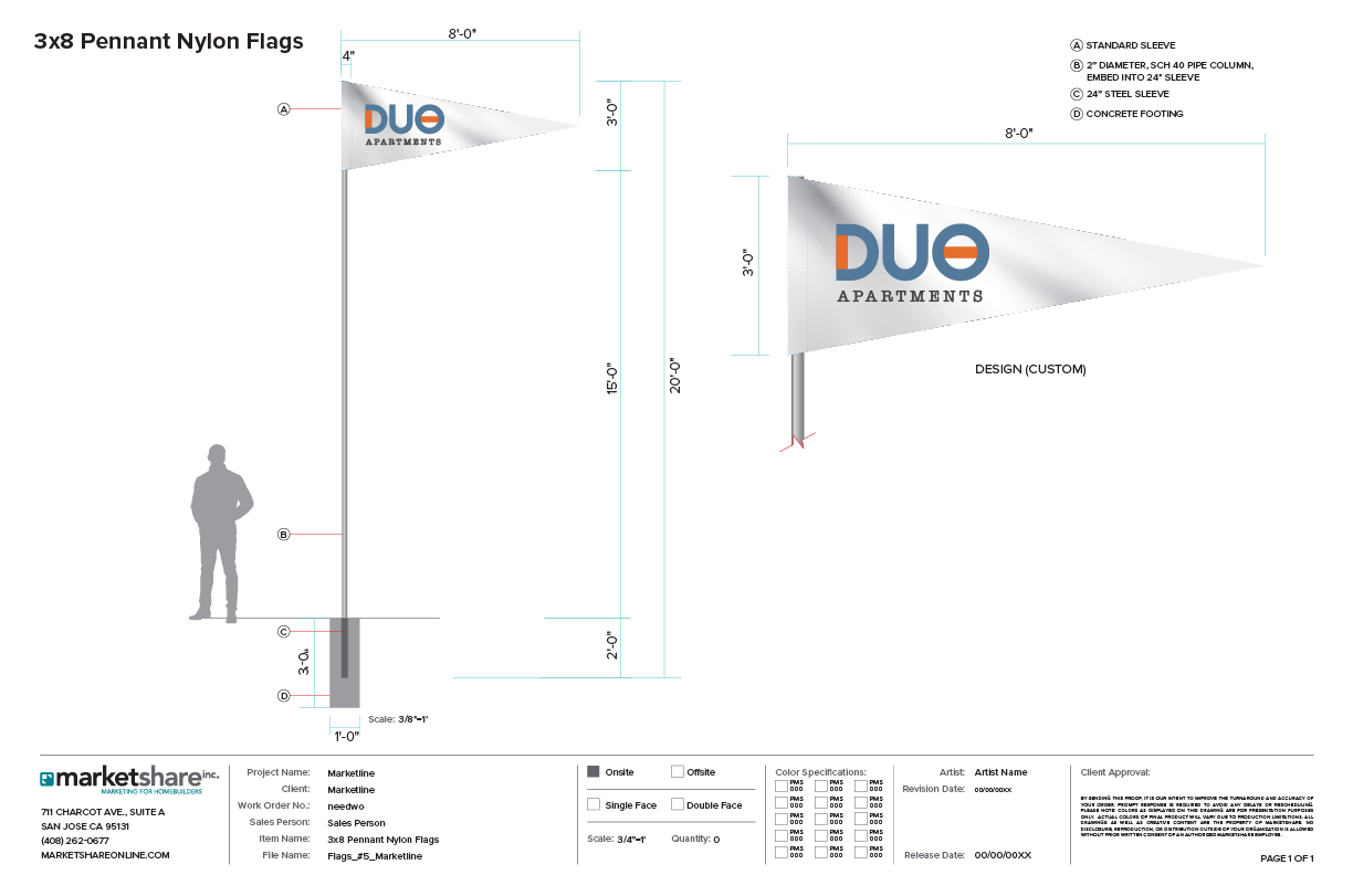 Pennant Nylon Flag