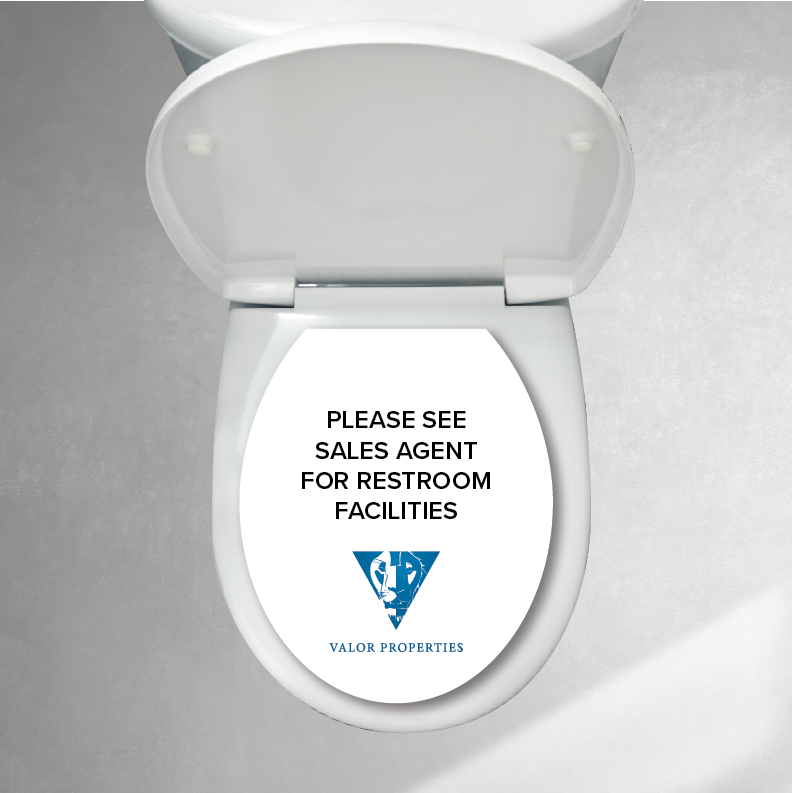 Branded Regular Size Toilet Cover