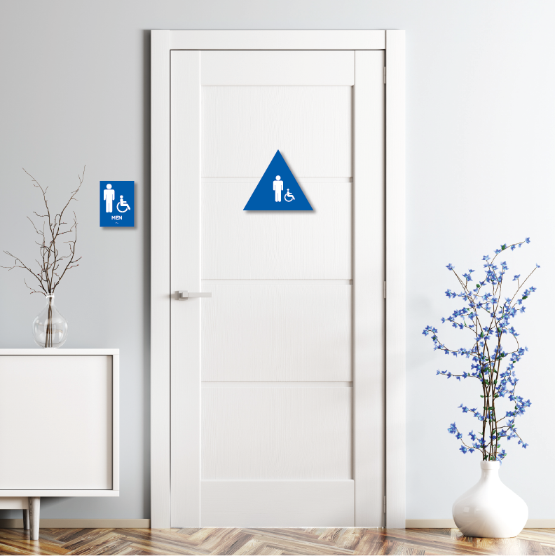 ADA Restroom Men Bundle Door-Wall