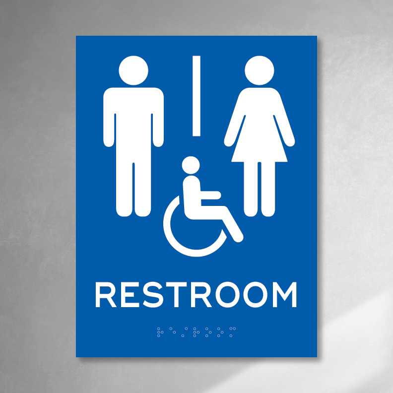 Unisex Braille Sign