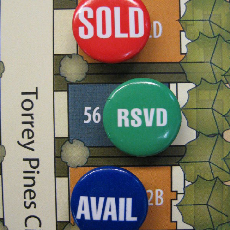 RESERVED Metal Button