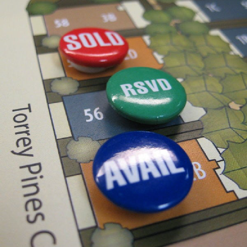 RESERVED Metal Button