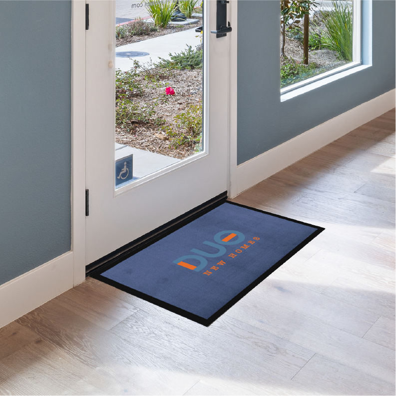 Custom Flocked Olefin Interior/Exterior Door Mats