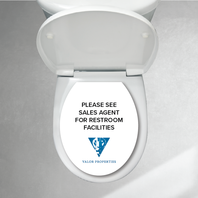 Branded Elongated Size Toilet Seat Cover
