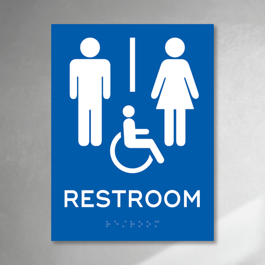 Unisex Braille Sign
