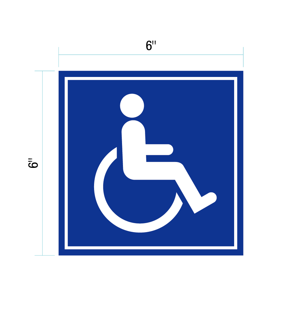 ADA Handicap Decal