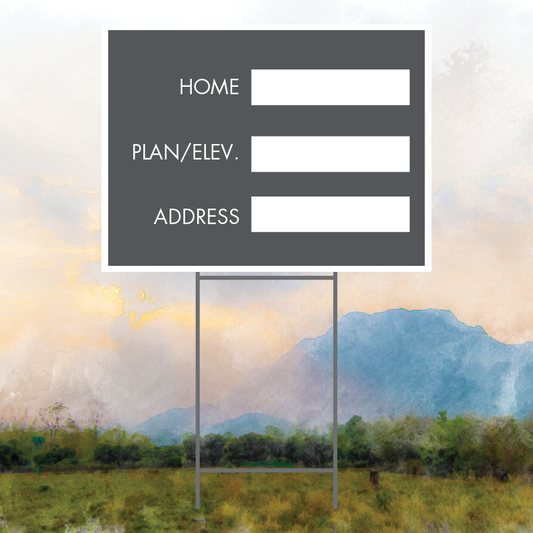 Stock Lot Identification Signs